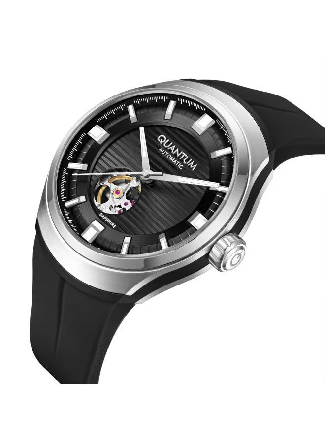 كوانتوم Men's Silicone Analog Watch QMG1203.351 - 43 mm